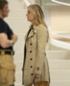 9-1-1 Nashville Jessica Capshaw Trench Coat Back