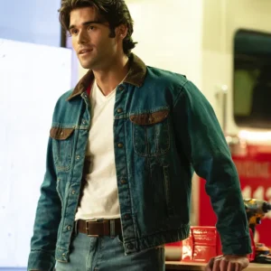 9-1-1 Nashville S01 Hunter McVey Denim Jacket Front