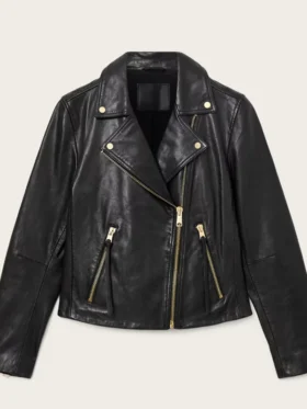 9-1-1 Nashville S01 LeAnn Rimes Black Leather Jacket