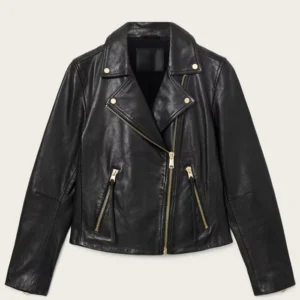 9-1-1 Nashville S01 LeAnn Rimes Black Leather Jacket