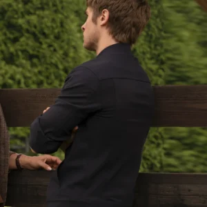 9-1-1 Nashville S01 Michael Provost Black Cotton Jacket