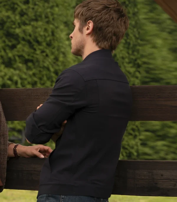 9-1-1 Nashville S01 Michael Provost Black Cotton Jacket