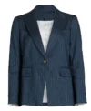 9-1-1 S09 Jennifer Love Hewitt Pinstriped Blazer