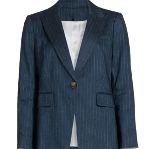 9-1-1 S09 Jennifer Love Hewitt Pinstriped Blazer