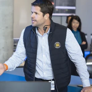 9-1-1 S09 Max Carver Black Vest Back