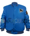 90s San Jose Sharks Blue Starter Jacket front