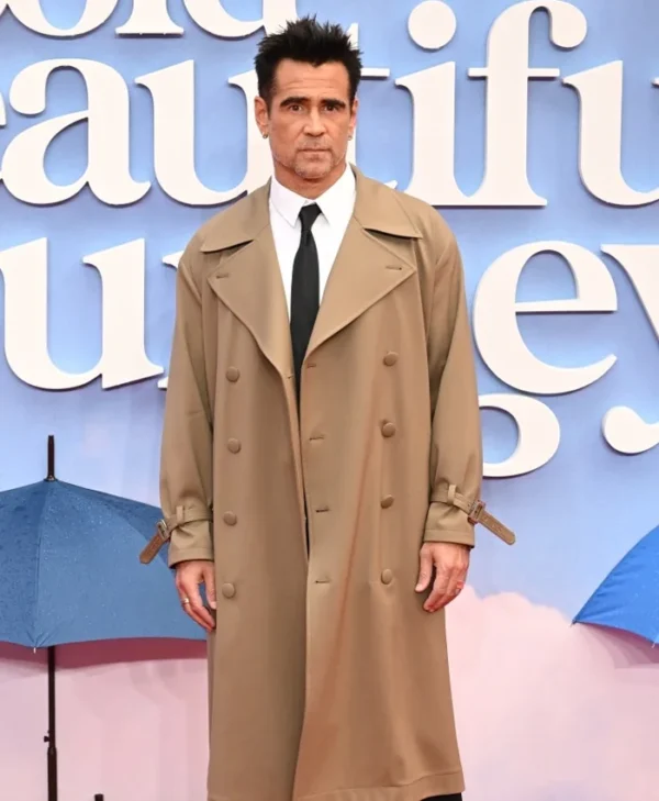 A Big Bold Beautiful Journey Colin Farrell Long Coat Side