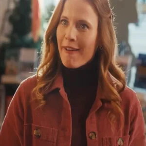 A Cherry Pie Christmas Katie Leclerc Corduroy Jacket Side