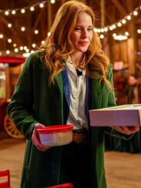 A Cherry Pie Christmas Katie Leclerc Green Coat