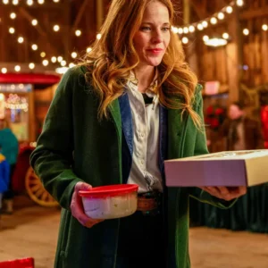 A Cherry Pie Christmas Katie Leclerc Green Coat