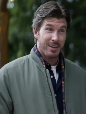 A Christmas Prayer Christopher Russell Bomber Jacket Back