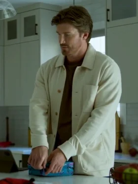 A Christmas Prayer Christopher Russell White Wool Jacket Side