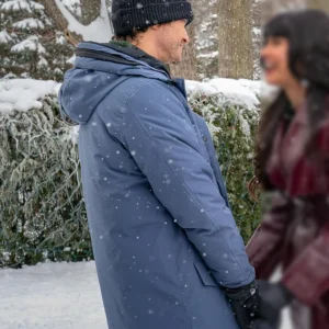 A Merry Little Ex-Mas Oliver Hudson Hooded Jacket