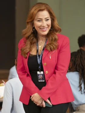 Abbott Elementary S05 Lisa Ann Walter Pink Blazer