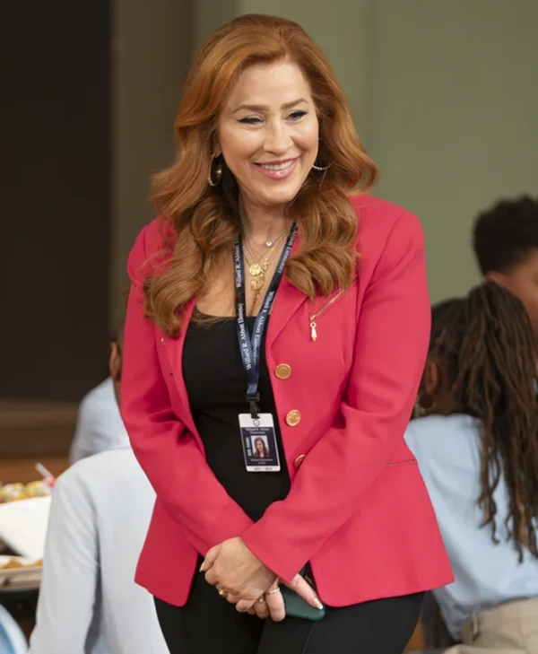 Abbott Elementary S05 Lisa Ann Walter Pink Blazer