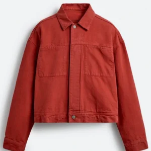 Abbott Elementary S05 Matthew Law Red Cotton Jacket
