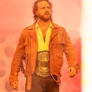 Adam Page Brown Fringe Suede Jacket