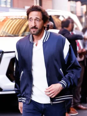 Adrien Brody Tennis Championships Bomber Jacket Side