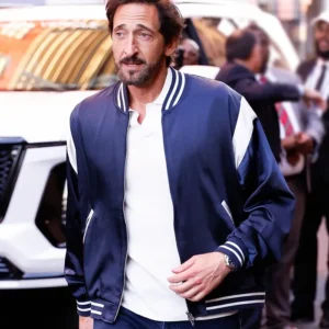 Adrien Brody Tennis Championships Bomber Jacket Side