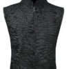 Alex Black Persian Lamb Fur Waistcoat Vest