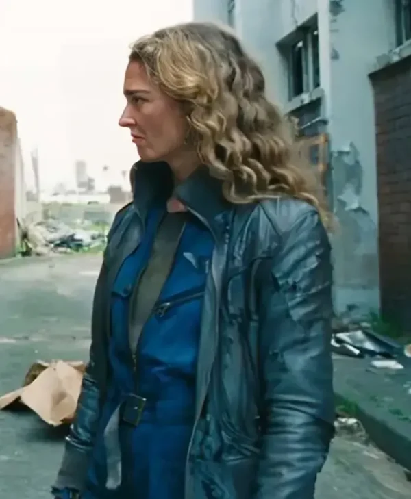 Alex Street Trash Black Leather Jacket