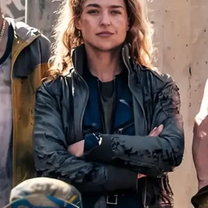 Alex Street Trash Black Leather Jacket