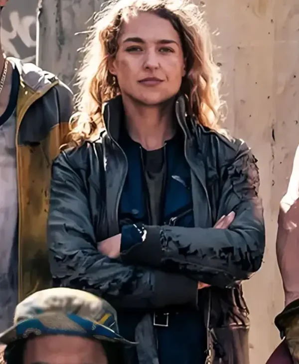 Alex Street Trash Black Leather Jacket