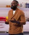 Alex Vs America S05 Eric Adjepong Brown Wool Jacket