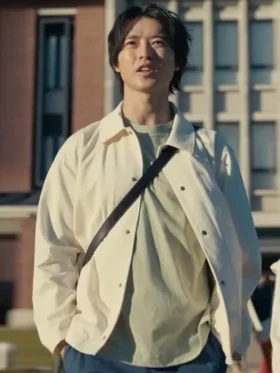 Alice in Borderland S03 Kento Yamazaki White Jacket Side