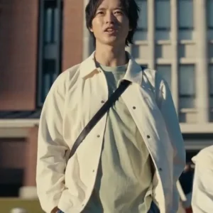 Alice in Borderland S03 Kento Yamazaki White Jacket Side