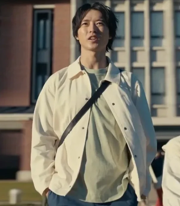 Alice in Borderland S03 Kento Yamazaki White Jacket Side