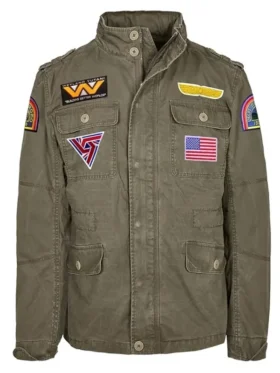 Aliens Green Nostromo Jacket Side