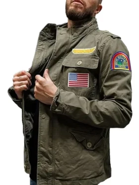 Aliens Green Nostromo Jacket Back