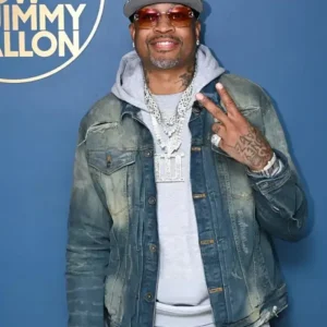 Allen Iverson Tonight Show Denim Jacket