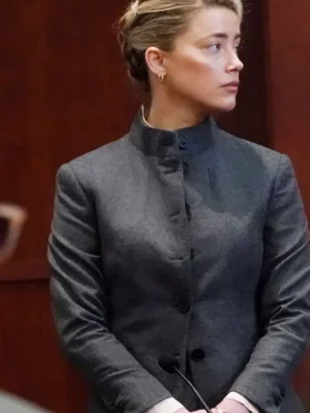 Amber Heard Austin Powers Suit Side Look