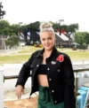 Anne Marie Black Jacket Front Look