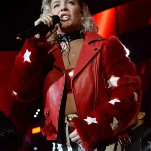 Anne Marie Jingle Bell Ball 2016 Red Jacket