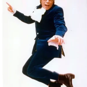 Austin Powers Blue Suit Side Look