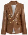 Beyond the Gates Arielle Prepetit Leather Blazer