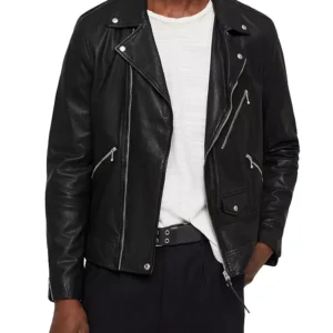 Beyond the Gates David Lami Friebe Black Leather Jacket