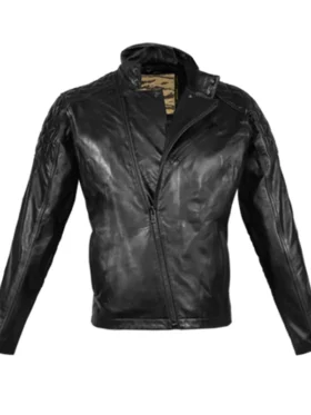 Big Boss MGSV Leather Jacket Side