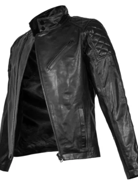 Big Boss MGSV Leather Jacket Back