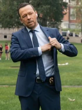 Boston Blue S01 Donnie Wahlberg Blue Suit Side