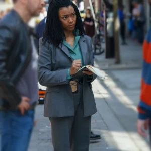 Boston Blue S01 Lena Silver Grey Suit Front