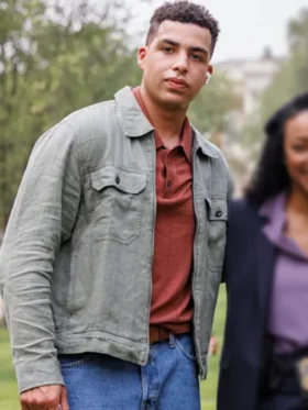 Boston Blue S01 Marcus Scribner Cotton Jacket Side