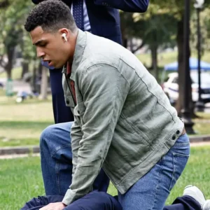 Boston Blue S01 Marcus Scribner Cotton Jacket Front