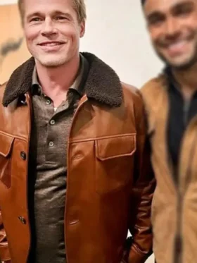 Brad Pitt Art Exhibit LA Jacket