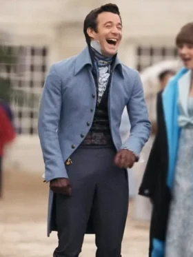Bridgerton S04 Luke Thompson Blue Coat Front
