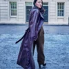 Bridgerton S04 Yerin Ha Leather Trench Coat