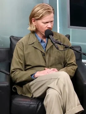 Bugonia Jesse Plemons Green Cotton Jacket